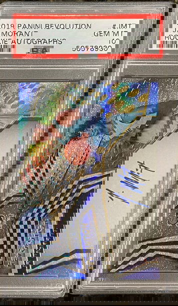 2019 Revolution Ja Morant Rookie Autograph PSA 10