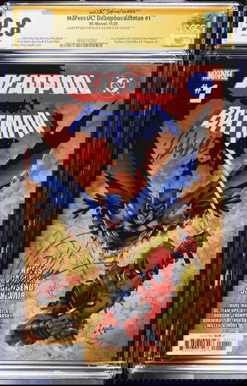 Marvel/DC: Deadpool/Batman #1 | CGC SS 9.8 | CGC Signature Artists: Greg Capullo & Zeb Wells