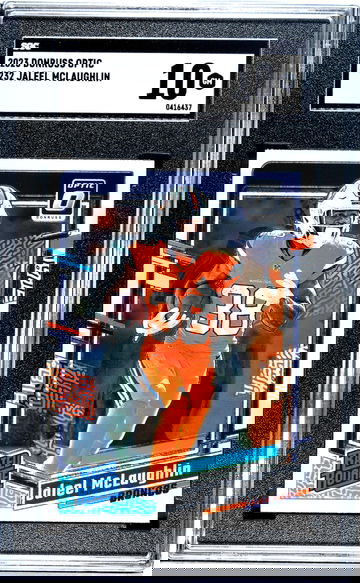 2023 Donruss Optic Jaleel McLaughlin #232 RC SGC 10