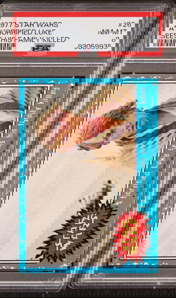 1977 Topps Star Wars Luke Skywalker #26 PSA 8