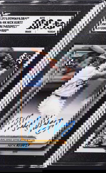 2024 Bowman Draft Nick Kurtz auto 9.5/10 auto 