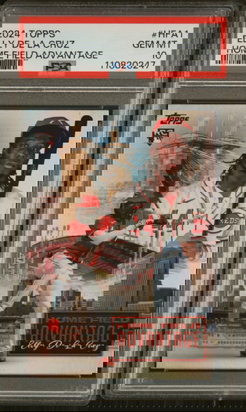 2024 Topps Elly De La Cruz Rookie Home Field Advantage PSA 10 Cincinnati Reds RC SP