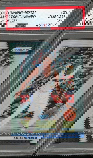 Kostas Antetokounmpo Silver Prizm Rookie 2018 PSA 10