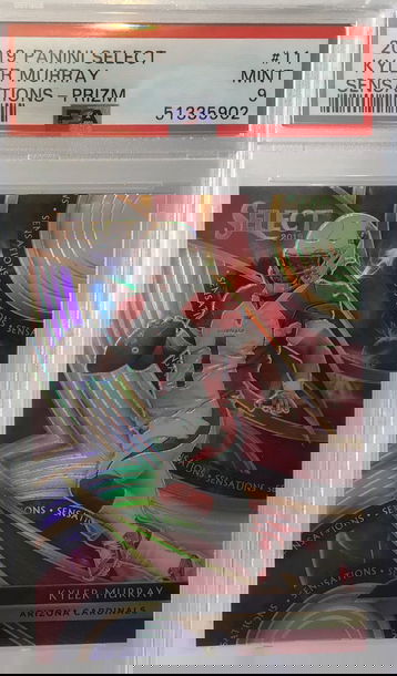 2019 Panini Select Kyler Murray Sensations Prizm PSA 9-Mint