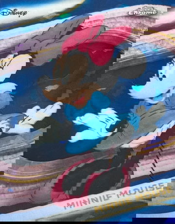 Minnie Mouse #28 2025 Topps Chrome Disney Sapphire Base 