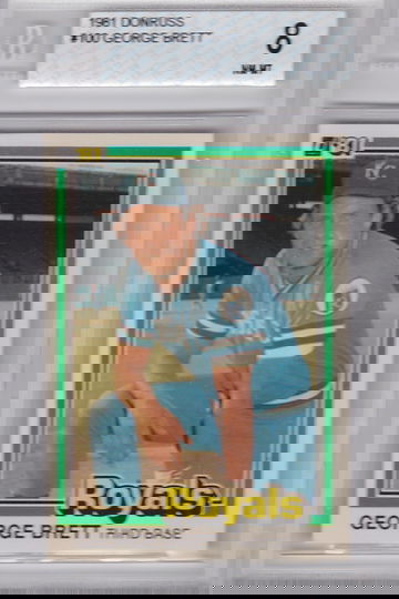1981 Donruss George Brett v#100 BGS NM-MT 8
