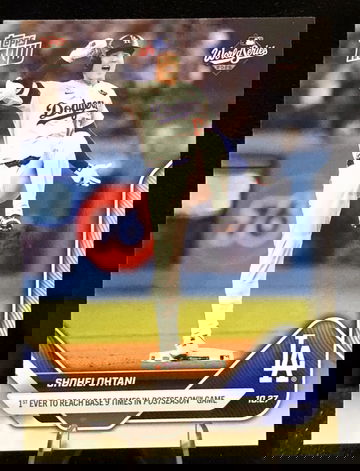 2025 Topps Now  1st Ever to Reach Base 9 Times  Shohei Ohtani  Dodgers  #906