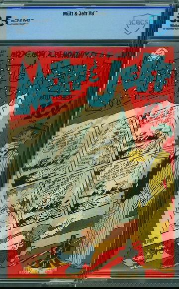 MUTT & JEFF #8, CBCS 3.5 VG-