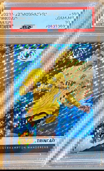 2021-22 Mosaic Premier League TRINCAO Genesis PSA 10 Gem Mint Wolverhamptonn