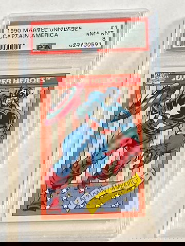 1990 MARVEL UNIVERSE CAPTAIN AMERICA 