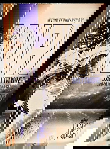 2024 Topps Signature Class Devontez Walker ROOKIE RC BRONZE SP Ravens