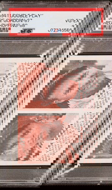 Joe Gordon 1941 Double Play #67 68 New York Yankees HOF Rookie PSA 4 - VG/EX