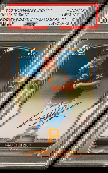 2023 Bowman Draft Paul Skenes 1st Bowman RC auto PSA 10