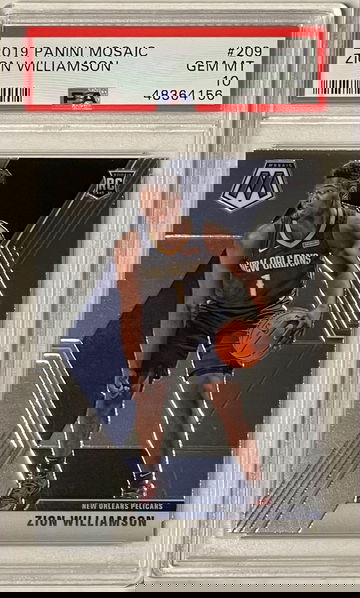 2019 Panini Mosaic Zion Williamson #209 PSA 10