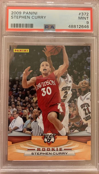 2009 Panini Stephen Curry Rookie #372 PSA 9 MINT 