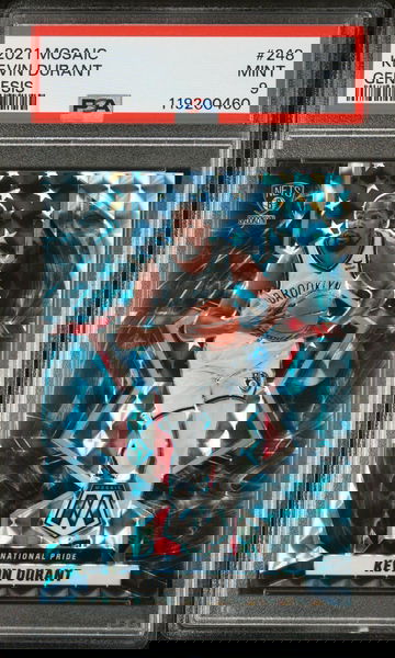 2021 Mosaic #248 Kevin Durant Genesis PSA 9