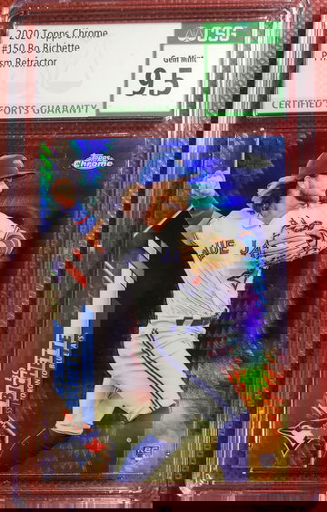 Bo Bichette 2020 Topps Chrome Prism Refractor CGS 9.5 Gem Mint