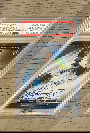 2020 Finest Ken Griffey Jr Moments Autograph