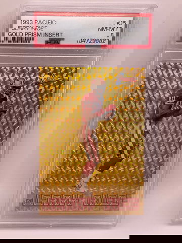 1993 Pacific Gold Jerry Rice Gold Prism Insert