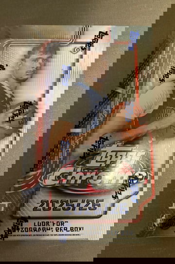 2025-26 NBA Topps Chrome Hobby Box