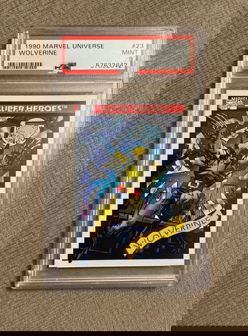 1990 Marvel Universe Wolverine PSA 9