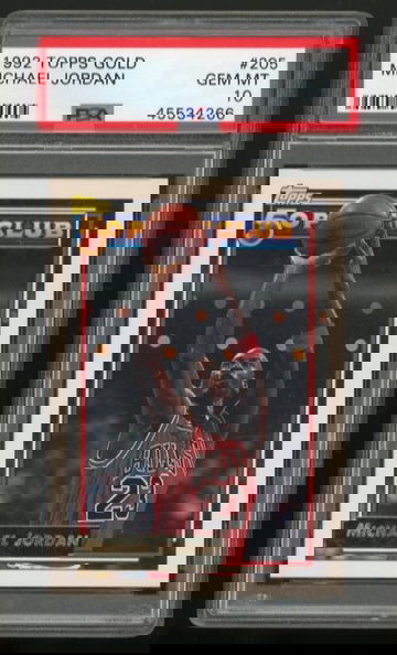 1992 Topps Gold Michael Jordan PSA 10 #205 50 Point Club