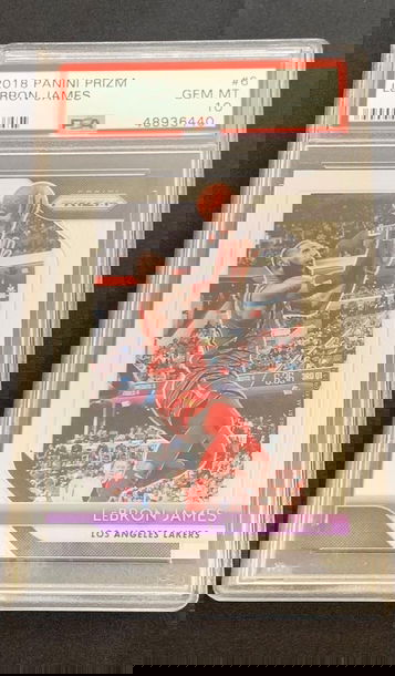 2018 Prizm Lebron James PSA 10