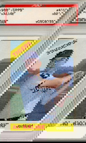 1966 TOPPS AL KALINE #410 PSA 7 NM