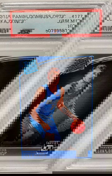 2018 Panini Donruss Optic Luka Doncic #177 PSA 10 GEM MINT