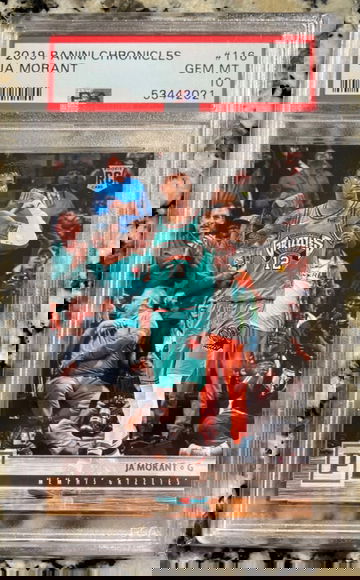 2019  chronicles ja morant #116 psa 10 dolph glock