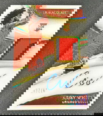 2019 Coby White Gold /10 Immaculate Rookie RPA