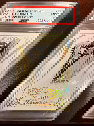 2014 Panini National Treasures Walter Johnson Diamond PSA 9