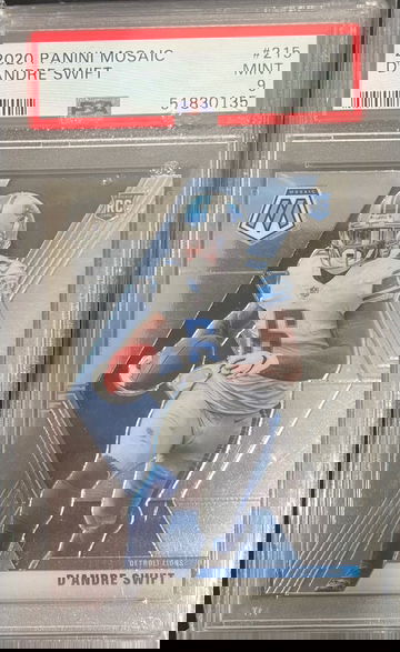2020 Panini Mosaic D'Andre Swift PSA 9