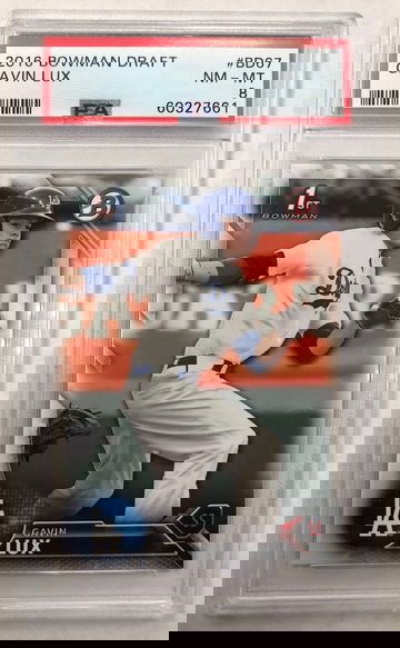 2016 Bowman Draft Gavin Lux PSA 8