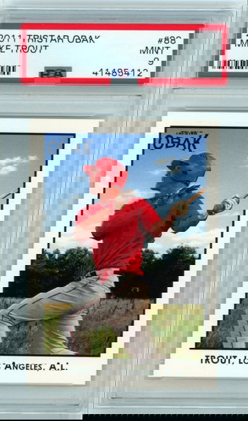 2011 Tristar Obak #88 Mike Trout PSA 9 MINT!