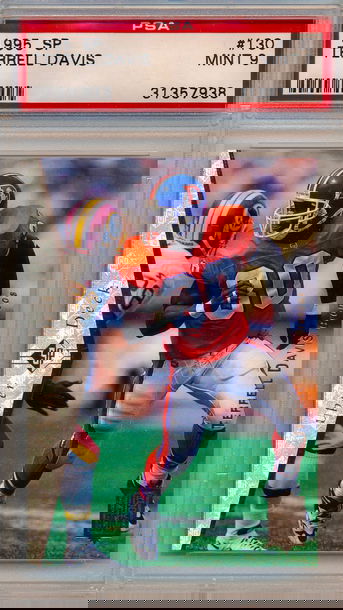 1995 SP Terrell Davis RC #130 PSA 9