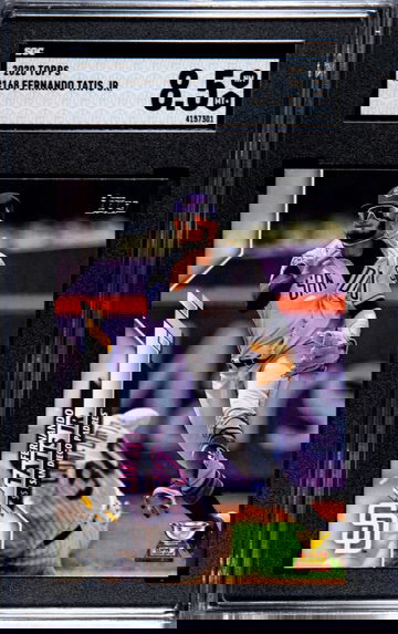 2020 Topps #168 Fernando Tatis Jr. SGC 8.5 NM-MT+