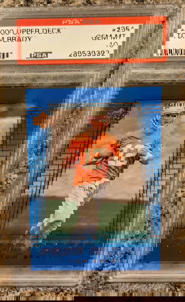 2000 Upper Deck Tom Brady PSA 10 Centered