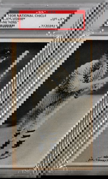 1936 National Chicle Fine Pens Joe Vosmik PSA 4 P1273