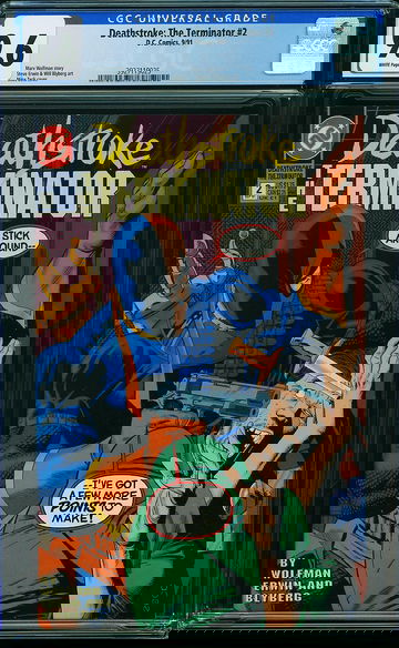 DEATHSTROKE: THE TERMINATOR #2, CGC 9.6 NM+