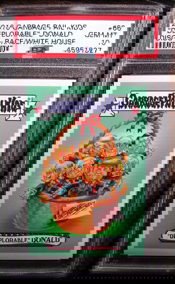 2016 Garbage Pail Kids #66 Deplorable Donald Trump PSA 10