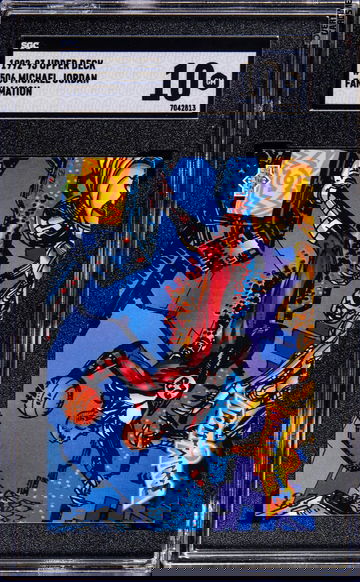 1992-93 Upper Deck Agent 23 #506 Fanimation Michael Jordan SGC 10 Gem Mint HOF