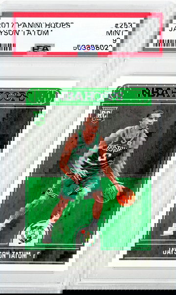 2017 NBA Hoops Jayson Tatum PSA 9