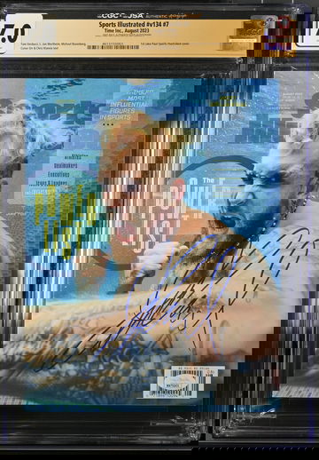 2023 Jake Paul Signed Sports Illustrated Magazine 1st Cover August CGC 7.0 JSA