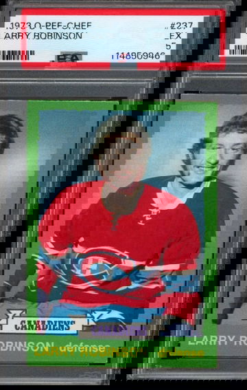 1973 OPC Larry Robinson Rookie Card PSA 5