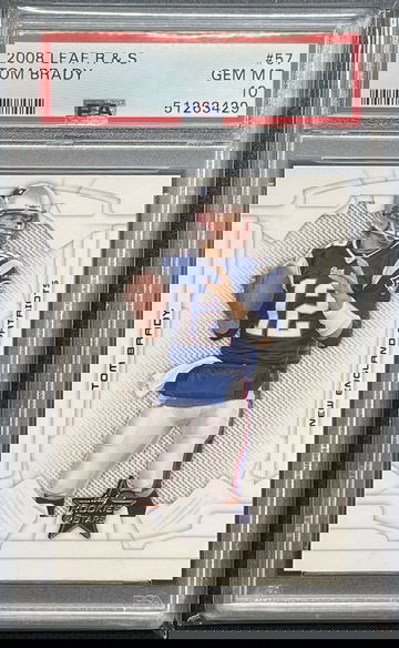 Tom Brady 2008 Leaf Rookies & Stars *low Pop* Base Set PSA 10 Gem