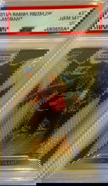 2019 Ja Morant Prizm Draft Picks PSA 10