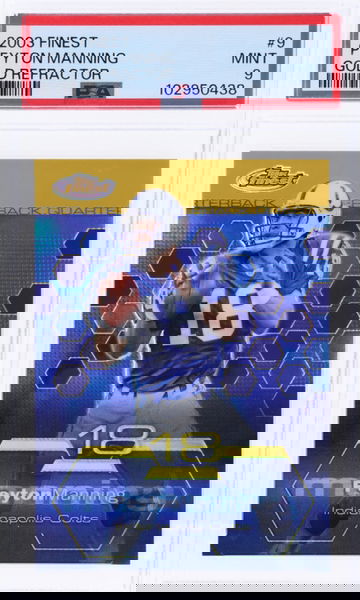 2003 Finest Gold Peyton Manning /50