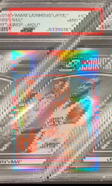 2016 Donruss Optic Court Kings Chris Paul Holo #5 PSA 9 Mint Suns