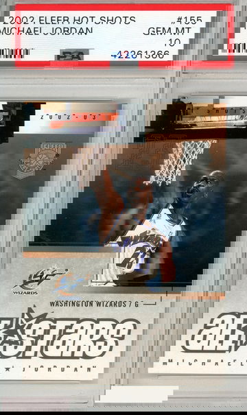 2002 FLEER HOT SHOTS MICHAEL JORDAN #155 PSA 10 GEM MT